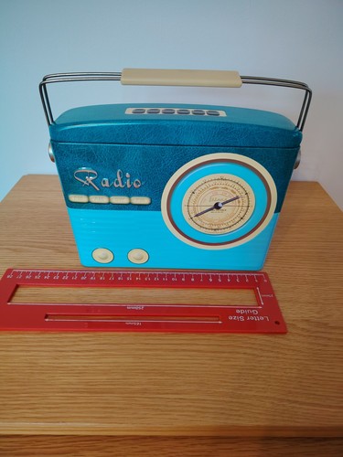 Vintage style radio biscuit - radio,