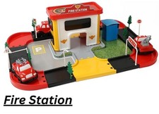 Fire Station Playsets Includes Fire Toy Drivers Car  for Kids, 3+ Years