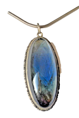 Vintage silver blue - vintage,