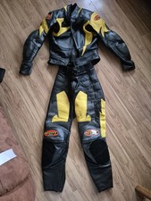Scott Leathers 2 Piece Suit Motorcycle Motorbike