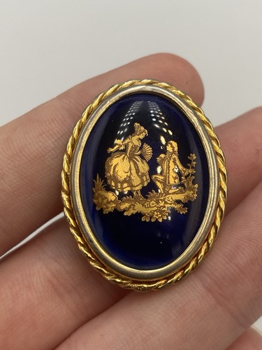 Limoges france vintage brooch - vintage,