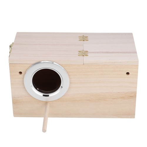 Quality wooden pet bird house - bird,