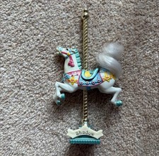 Matchbox 1989 Vintage Carousel Collection Horse Shadow & Stand