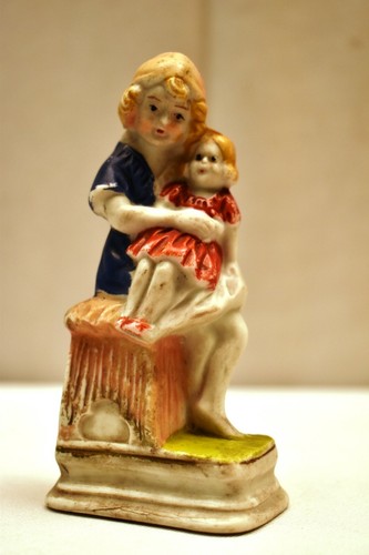 Antique japan pottery figurine - japan,