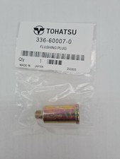 GENUINE TOHATSU Flushing Plug 2 Stroke & 4 Stroke 4-30 hp PN 336-60007-0