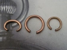 Replacement pocket watch Albert chain ring 3 sizes vintage Waltham Elgin Ball US