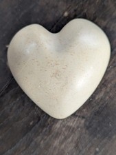 Carved Soapstone Heart  For
