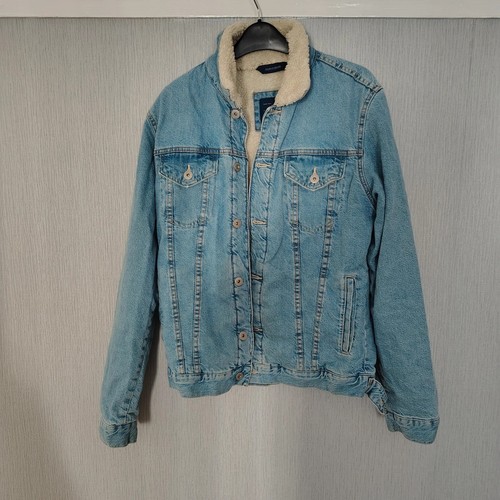 Zara men denim fleeced - , jacket