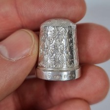 Antique Solid Silver Thimble