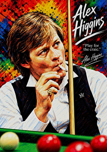 Alex higgins snooker - alex, pop