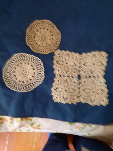 Very pretty crochet doilies - very,