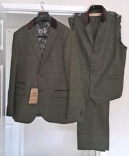 Loch Hart Green Wool Tweed