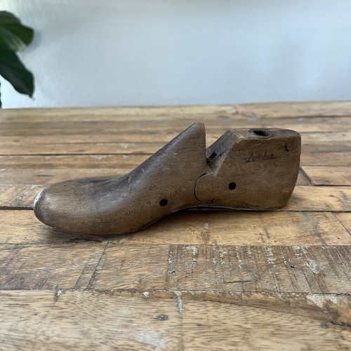Wooden cobbler shoe - shoe, last