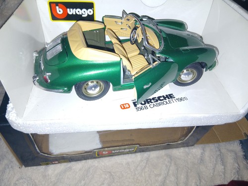 Burago porsche 356 - porsche, cabriolet