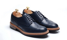 Loake 1880 Navy Blue Calf