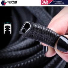 4.5M Car Door Boot Edge Protector Strip Trim U Shape Guard Seal Rubber Black UK