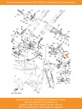 YAMAHA Footrest, 3XV-27451-02