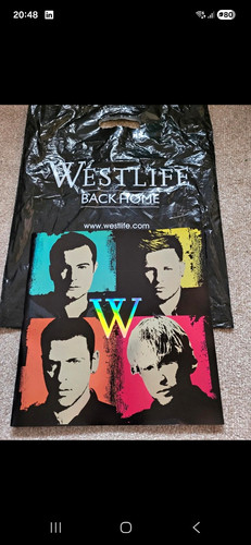 Westlife concert memorabilia - westlife,