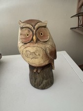 Ceramic Owl Bird Garden Ornament Indoor/Outdoor Decor
