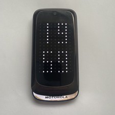 Motorola GLEAM Mercury Black Slim Flip Stylish Mobile Phone Unknown Network