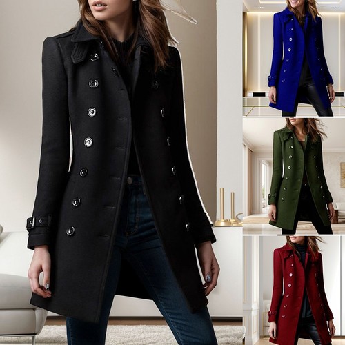 Double breasted casual - casual, woolen