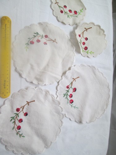 Vintage white linen