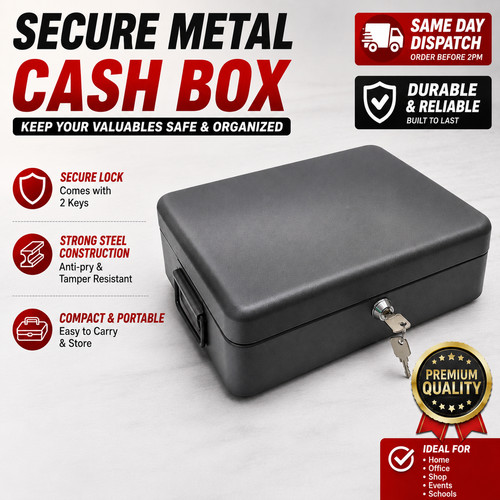 Security lock box fireproof - lock,