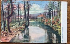 1904 Newland Ulverston River Scene Oilette Postcard Printed in England