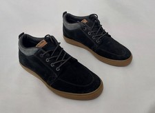 GLOBE GS CHUKKA BLACK SUEDE LACE UP SKATE TRAINERS UK7 EU40.5 FREE P&P!!