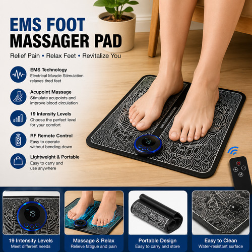 Electric ems foot massager - electric,