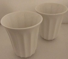 Hotel Chocolat High Quality White Ceramic Mugs by Andrew Wicks.