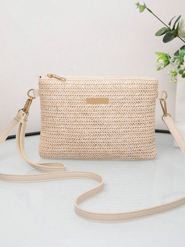 Women woven straw handbag - women,