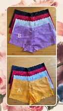 4 Pack Ladies boyshorts / french Knickers Underwear Sexy Lace Panties ( 1135 )