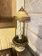 Vintage / Antique Lady Figurine - Greek Goddess - Oil Lamp / Rain Lamp - Repairs