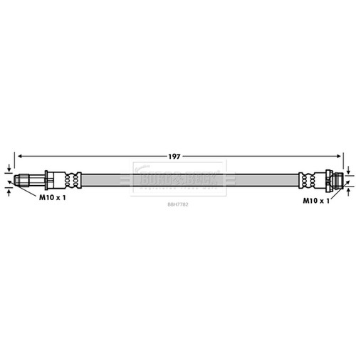 Brake hose for ford - hose,