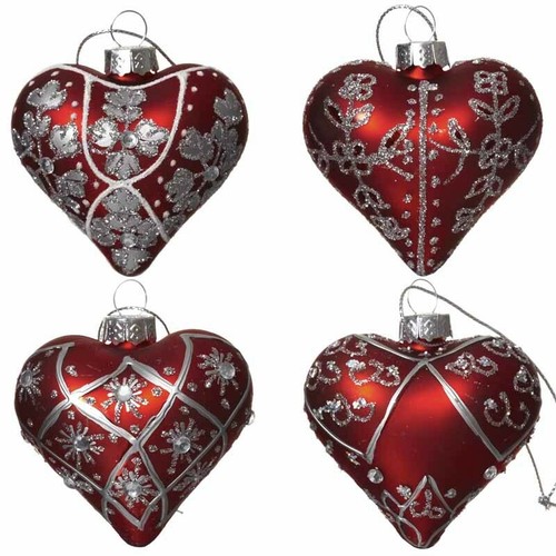 Glass handcrafted baubles - glass,