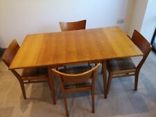 G Plan Brandon Oak Dining Table  4 Matching Butterfly Chairs Sputnik Sixties VGC