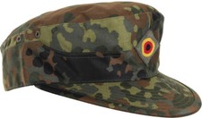 German Army Field Cap Flecktarn Camouflage Feldmutze Military Unissued Cotton