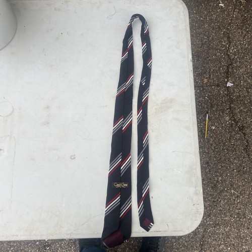 Vintage cecil gee tie - vintage, navy