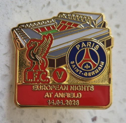Liverpool psg matchday pin - liverpool, v