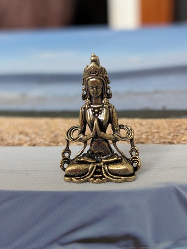 Vishnu spiritual amulet brass