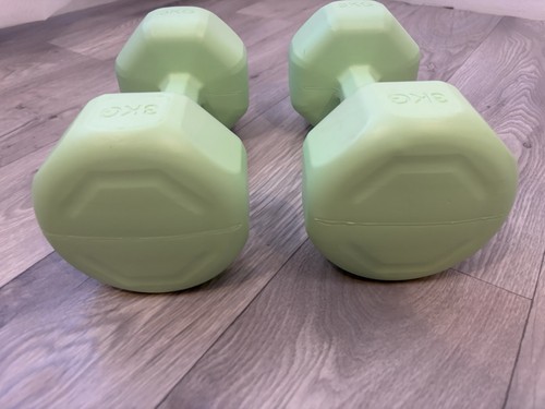 Pair 3kg dumbbells 6kg - dumbbells, total