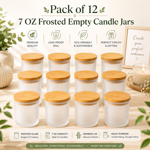 Set oz frosted candle - oz,