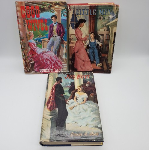 Vtg louisa alcott books - alcott,