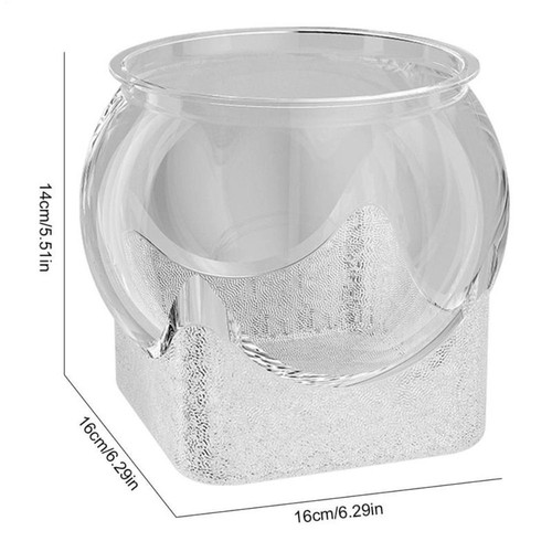 Transparent round fish - transparent, bowl