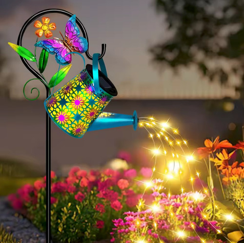 Solar butterfly watering - solar, can