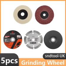 5Pc 3inch Cutting Grinding