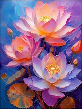 Tile Mural Lotus Flower