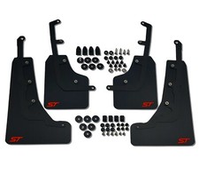 shortieZ | Mud Flaps & Fixings FITS Ford Puma 2019+ Black 4mm *Satin-Matt ST-Red