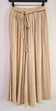 ZARA Flowing Pleated Palazzo Wide Leg Trousers Pants. Size XS. @